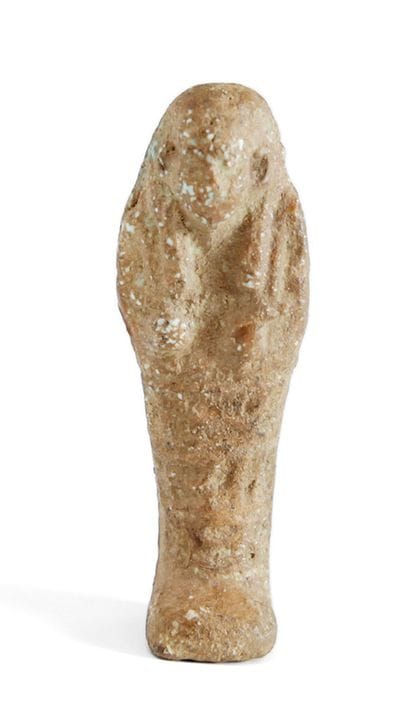 Ushebti; Egypt, Late Period, 664–323 B.C.

Faience