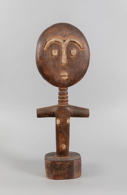 Fertility doll, Ashanti ethnic group. Ganha, early