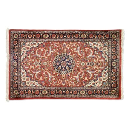 PERSIAN RUG, ISFAHAN, 20TH CENTURY - Polychrome fl