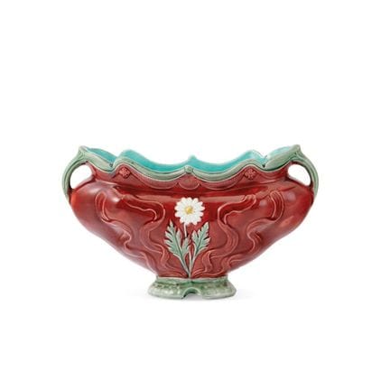 BARBOTINE FLOWERPOT - France, 19th–20th century. P