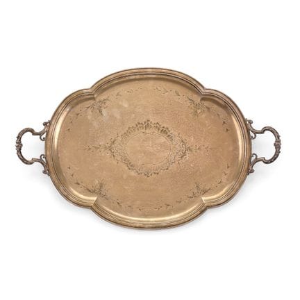 FLAMAND &amp; FILS SILVER TRAY, PARIS, LATE 19TH–E