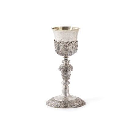 CALICE EN ARGENT D'AGOSTINO COLLEONI, ROME, 1725-1
