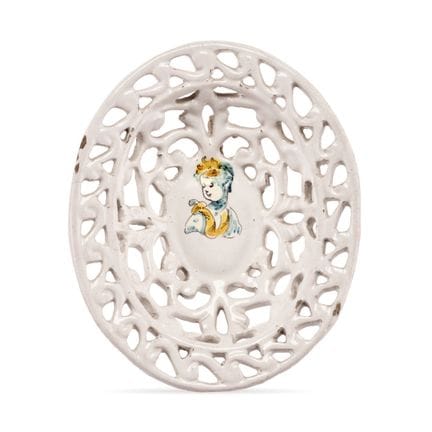 FAENZA PLATTER, 17th–18th CENTURY - Openwork majol