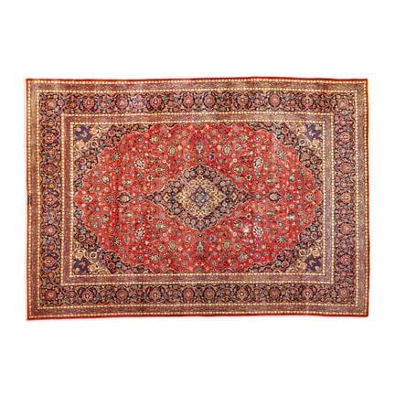 PERSIAN RUG, KASHAN, 20TH CENTURY - Polychrome flo