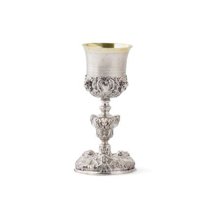 Coupe en argent du XVIIIe siècle - Coupe partielle