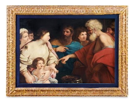 17TH-CENTURY ROMAN SCHOOL: MOSES PUT TO THE TEST O