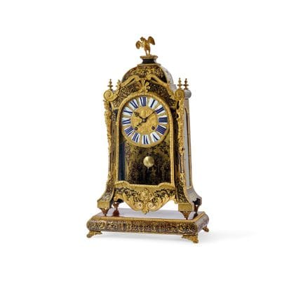 EARLY 18TH-CENTURY CARTEL CLOCK - Boulle case in i