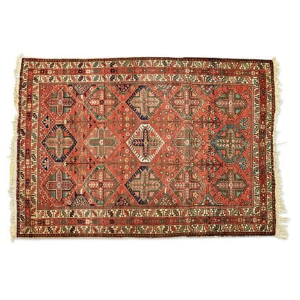 RUG - Persia, 20th century. Polychrome geometric d