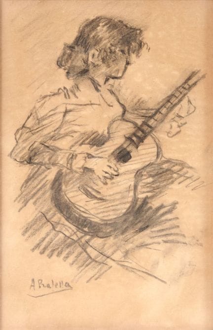 ATTILIO PRATELLA 1856-1949 SEÑORITA MARINA PASSALA