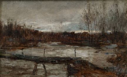 LORENZO BISTOLFI TRAMONTO – Aquarell auf Papier. 1