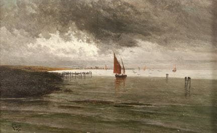 GIACINTO CORSI DI BOSNASCO 1829-1909 MARINA 1905 -