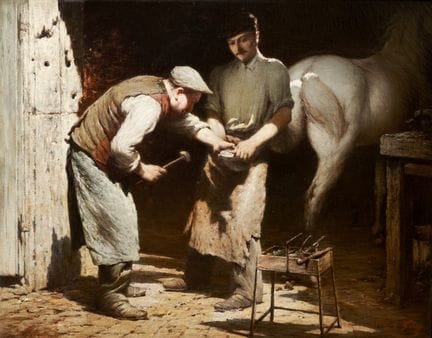 JACQUES-LOUIS GAY 1851–1925 „LA FERRATURA“ – Öl au