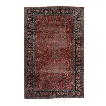 TEPPICH AUS INDIEN, 20. JAHRHUNDERT – Mehrfarbiges