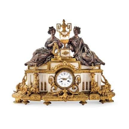 STANDUHR AUS FRANKREICH, ENDE DES 19. JAHRHUNDERTS