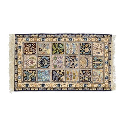 ALFOMBRA PERSIA, SIGLO XX - Decoración policromada