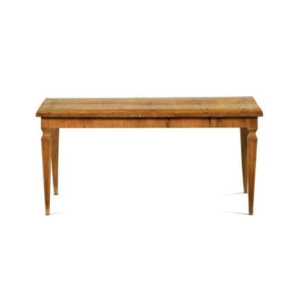 MESA BAJA DEL SIGLO XIX - Nogal, con incrustacione