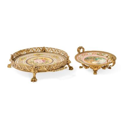 PAR DE JARRONES DE LIMOGES, SIGLO XX - Porcelana p