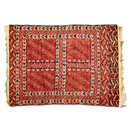 ALFOMBRA - Turkmenistán, siglo XX. Decoración poli
