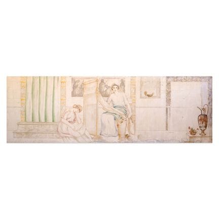 ADOLFO ROLLA 1899-1967 INTERIOR - SALÓN ANTIGUO - 