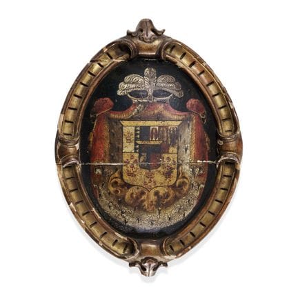 WAPPEN AUS DEM 17.–18. JAHRHUNDERT – Geschnitztes,