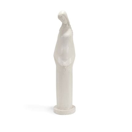 约瑟夫·查斯基 1888-1971 《女性形象》——石膏雕塑。137.00 × 30.00 × 28