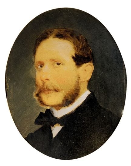 ESCUELA DEL SIGLO XIX. RETRATO DE UN HOMBRE - Técn