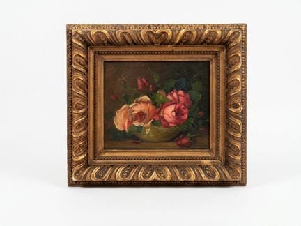 SCHULE DES 20. JAHRHUNDERTS – STILLLEBEN MIT ROSEN