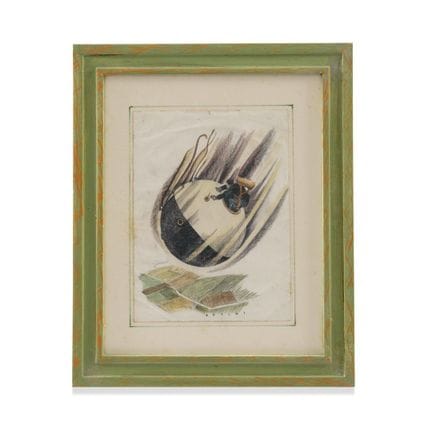 GIUSEPPE LATINI 1903–1972 „SFERA VOLANTE“ – Pastel