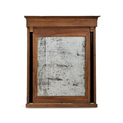 MUEBLE DE CHIMENEA DEL SIGLO XIX - Madera de nogal