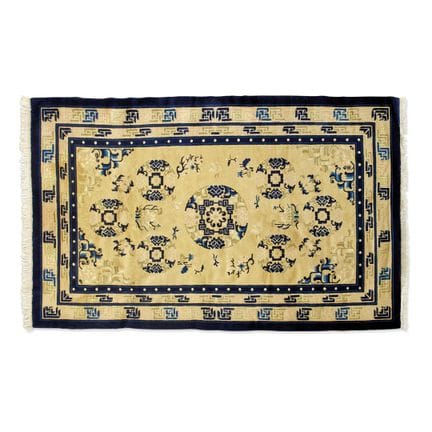 TAPPETO CINA, XX SECOLO - Decoro nei toni del blu 