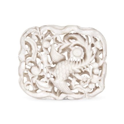 PLACCA CINA, PROBABILMENTE DINASTIA MING - Giada, 