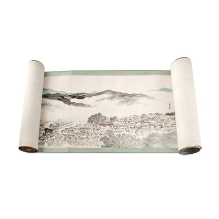 PINTURA JAPONESA, SIGLO XX - Tinta y colores sobre