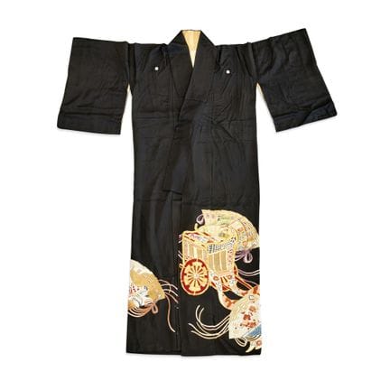 KIMONO FEMENINO DE CEREMONIA - Japón, mediados del