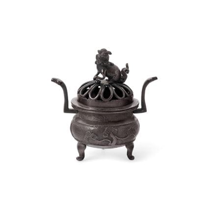 INCENSIERO DE JAPÓN, PERÍODO MEIJI - Bronce; el cu