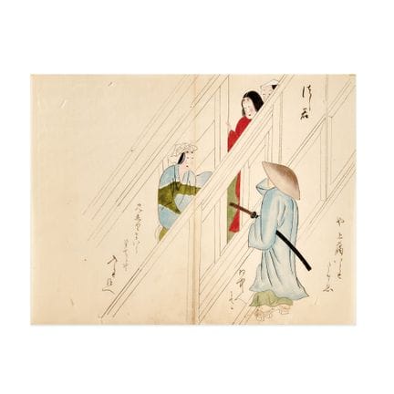 CONJUNTO DE SEIS PINTURAS DE JAPÓN, SIGLOS XIX-XX 