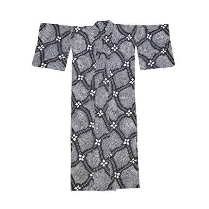 KIMONO GIAPPONE, METÀ DEL XX SECOLO - Seta lavorat