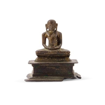 JINA (TIRTHANKARA) - India, siglos XIX-XX. Bronce.