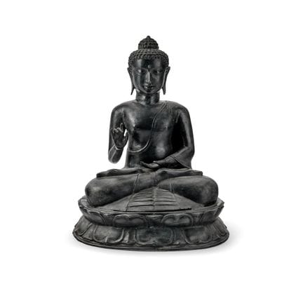 BUDDHA - Tailandia (?), siglo XX. Bronce. La deida