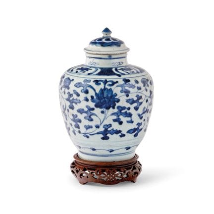 GIARA CON COPERCHIO CINA, XIX-XX SECOLO - Porcella