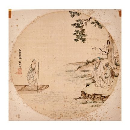 GRUPPO DI DUE DIPINTI CINA, DINASTIA QING, XIX SEC