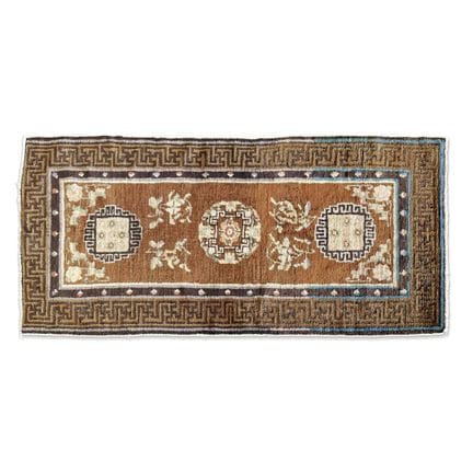 ALFOMBRA DEL TÍBET, SIGLO XX - Decoración con moti