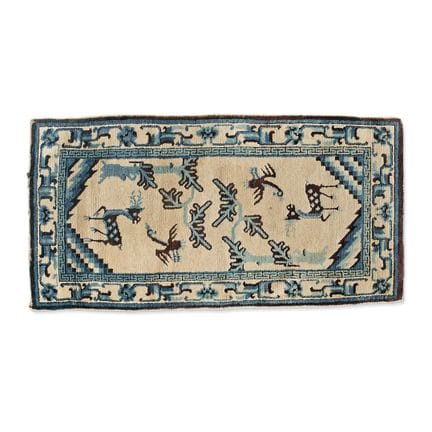 TAPPETO CINA, XX SECOLO - Decoro nei toni del turc