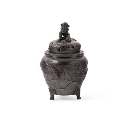 INCENSIERO DE JAPÓN, PERÍODO MEIJI - Bronce; el cu