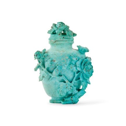 PICCOLO VASO CON COPERCHIO CINA, XX SECOLO - Turch