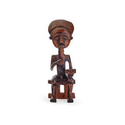 FIGURA MASCHILE - Ghana, Ashanti, XX secolo Legno 
