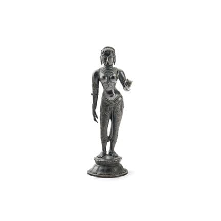 DIVINIDAD FEMENINA - India, siglos XIX-XX. Bronce.