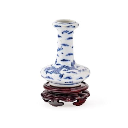 PICCOLO VASO A BOTTIGLIA - Cina, XIX-XX secolo Por