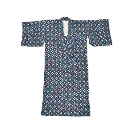 KIMONO GIAPPONE, METÀ DEL XX SECOLO - Tessuto lavo