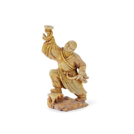 LOHAN, CHINA, SIGLO XX - Piedra jabonosa. Represen