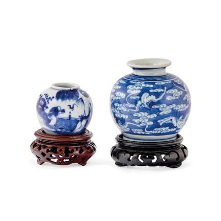 CONJUNTO DE DOS PEQUEÑOS RECIPIENTES - China, sigl